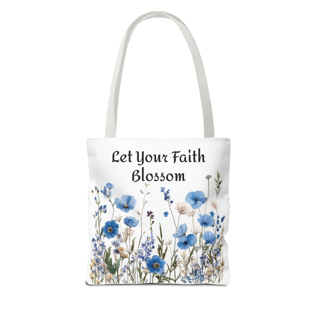 Floral Tote Bag, Grow Faith