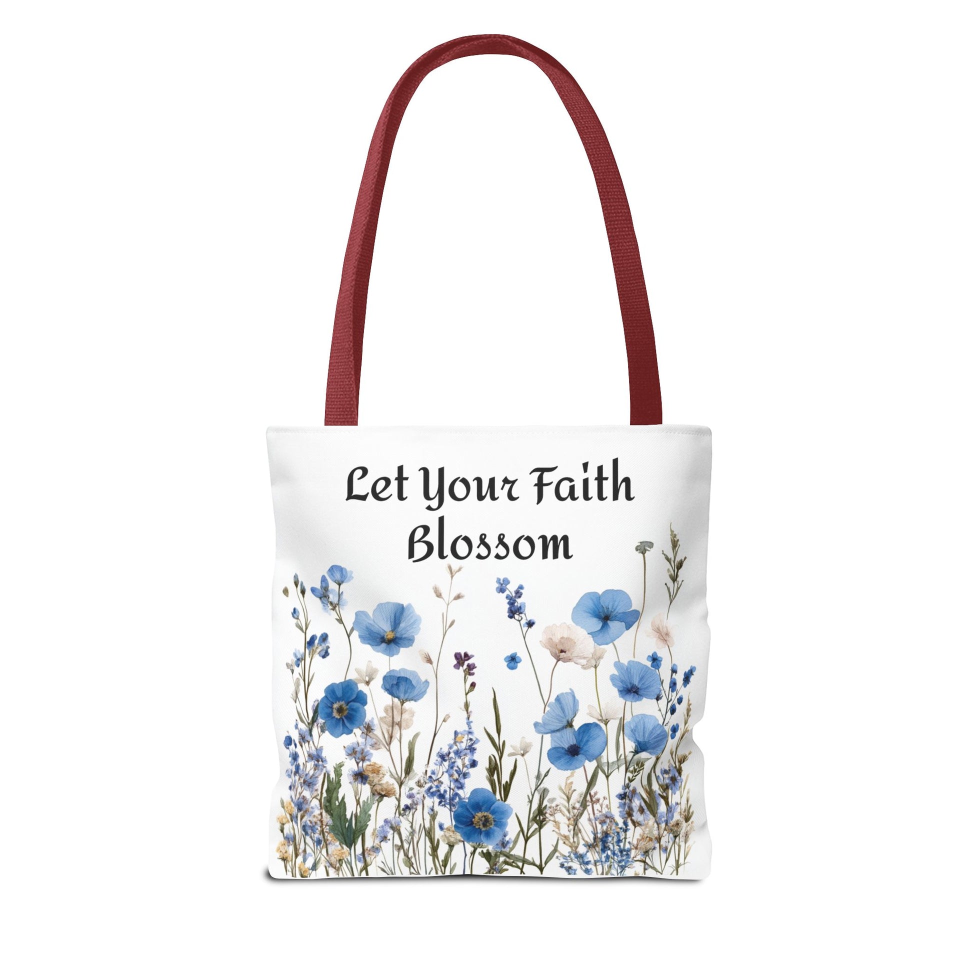 Floral Tote Bag, Grow Faith
