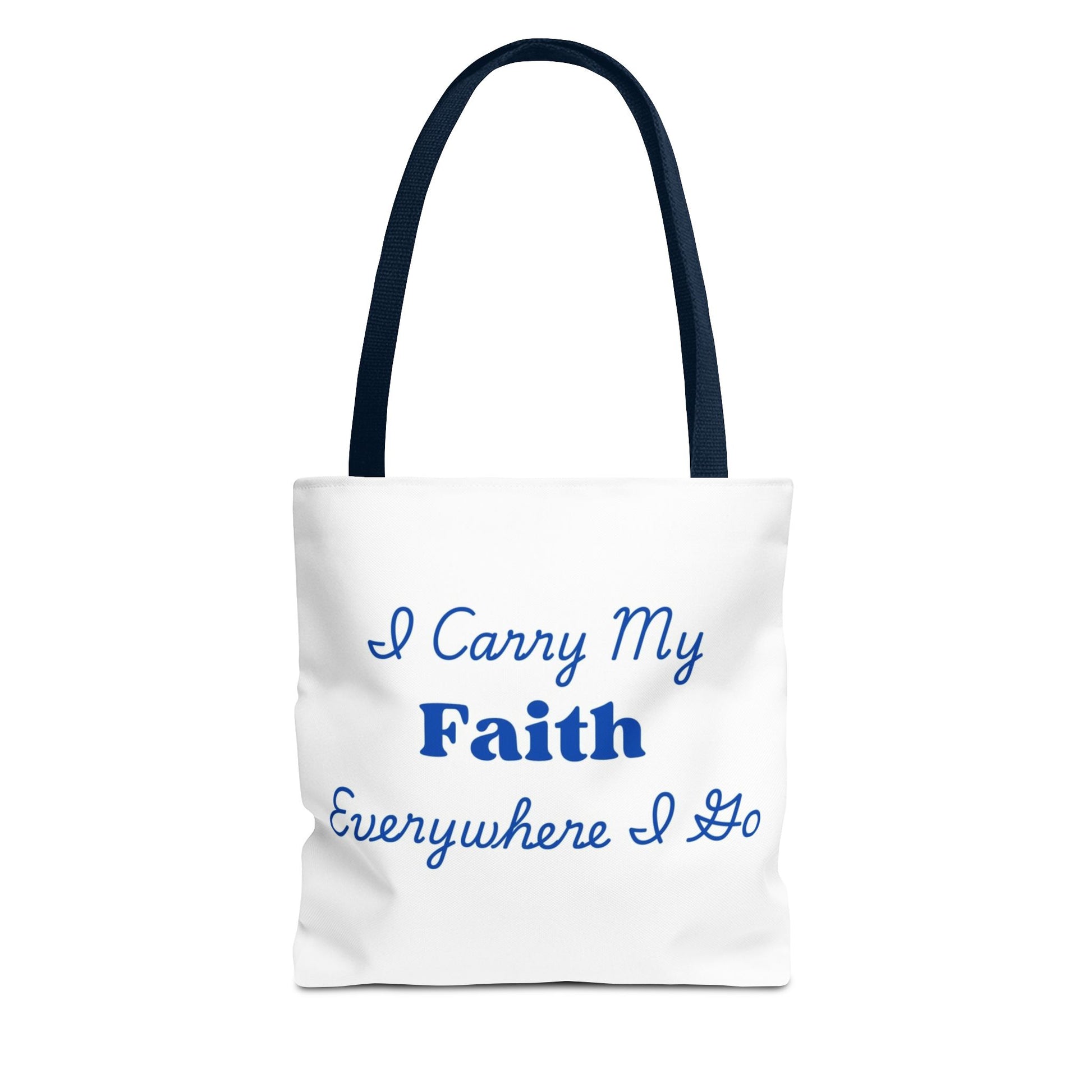 Faith Inspirational Tote Bag, Faith Bag for Church, Motivational Gifts, Everyday Use, Christian Tote, Eco-Friendly Shopping Bag