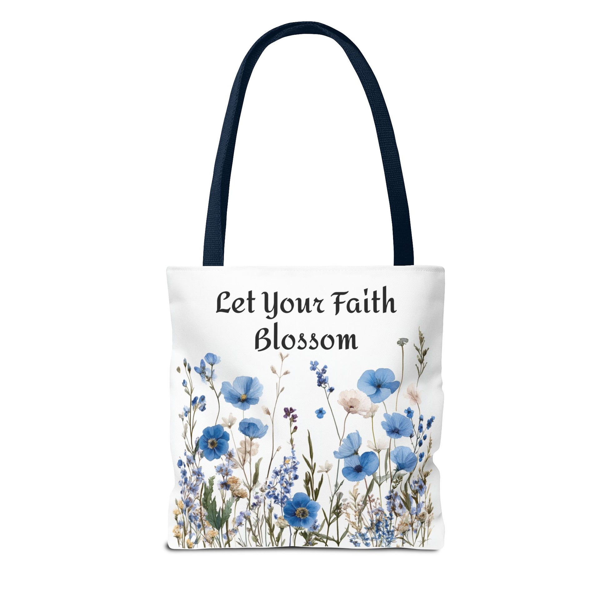 Floral Tote Bag, Grow Faith