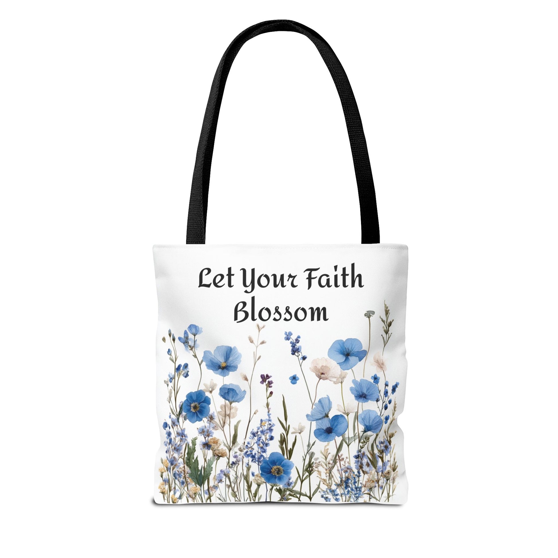 Floral Tote Bag, Grow Faith