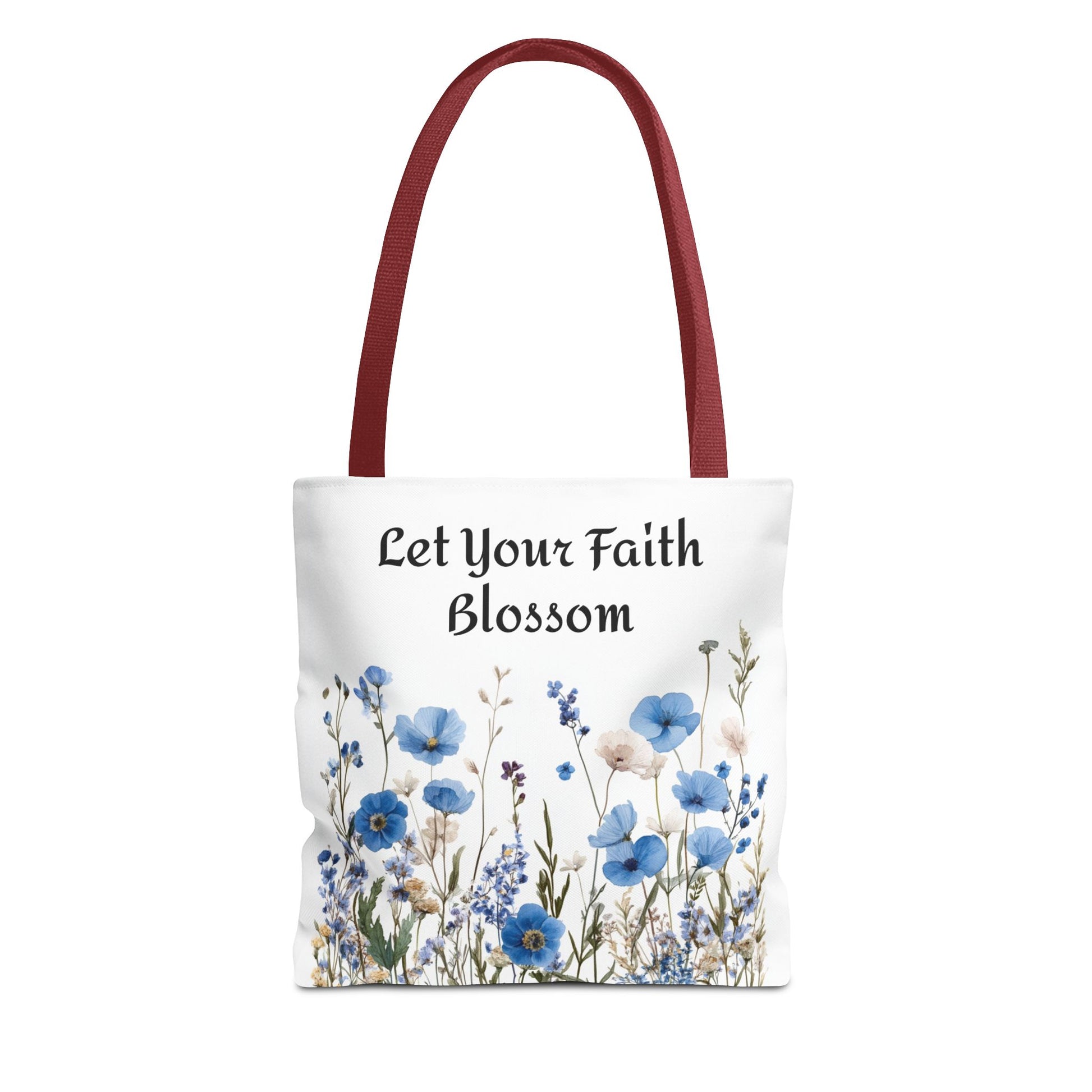 Floral Tote Bag, Grow Faith