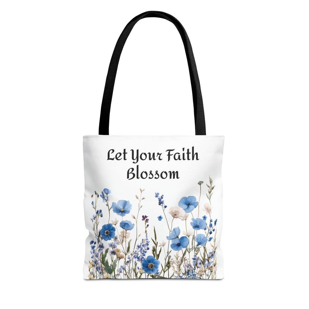 Floral Tote Bag, Grow Faith