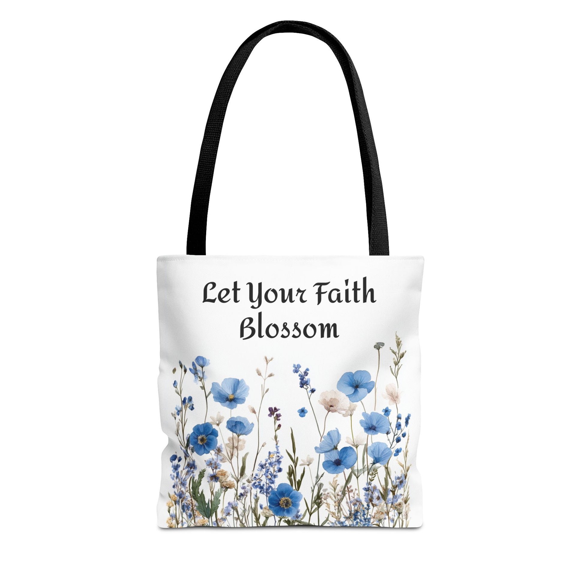 Floral Tote Bag, Grow Faith