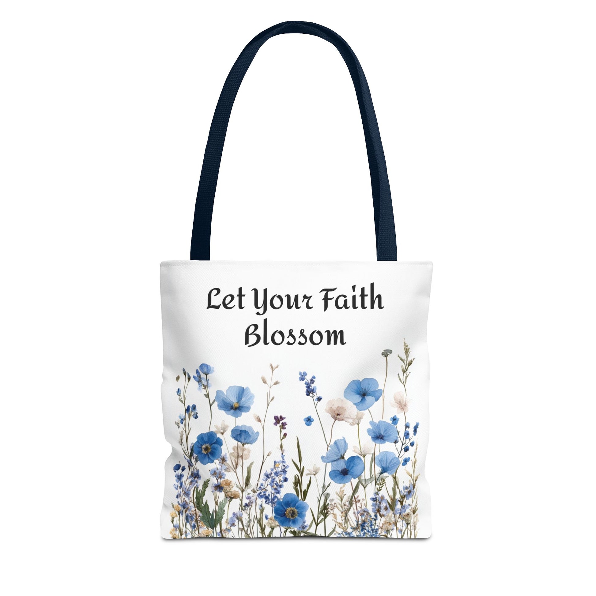 Floral Tote Bag, Grow Faith